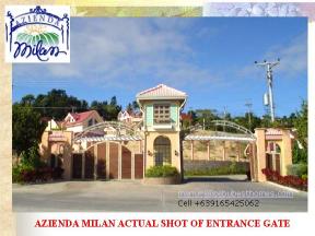 buy house and lot in cebu - entrance gate