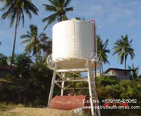 house and lot in cebu - azienda water tank